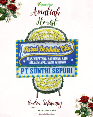 Papan Bunga Duka di Suralaya