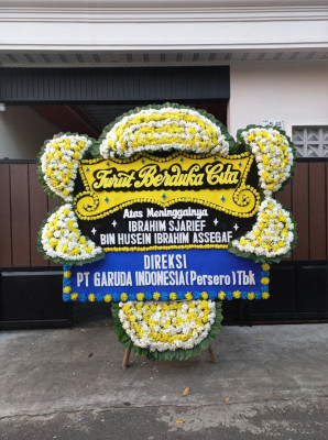 Papan Bunga Duka di Suralaya